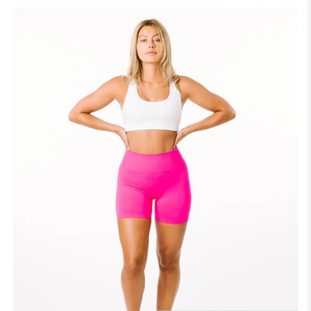 Hot Pink Seamless Hustle Shorts (XXL) ZYIA ACTIVE